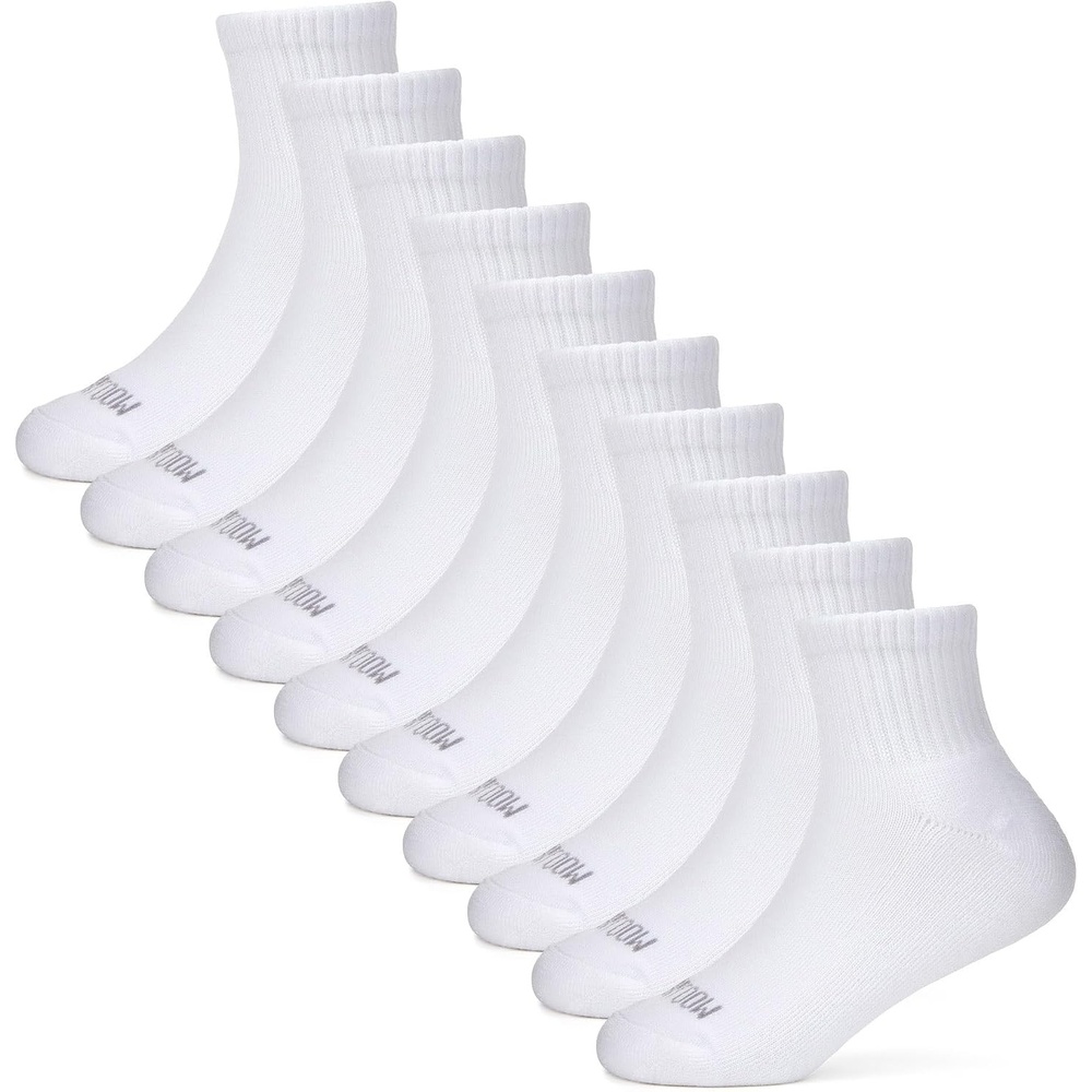 image:imageFruit of the Loom Girls Everyday Essential Soft Cushion SocksAnkle 10 Pack White