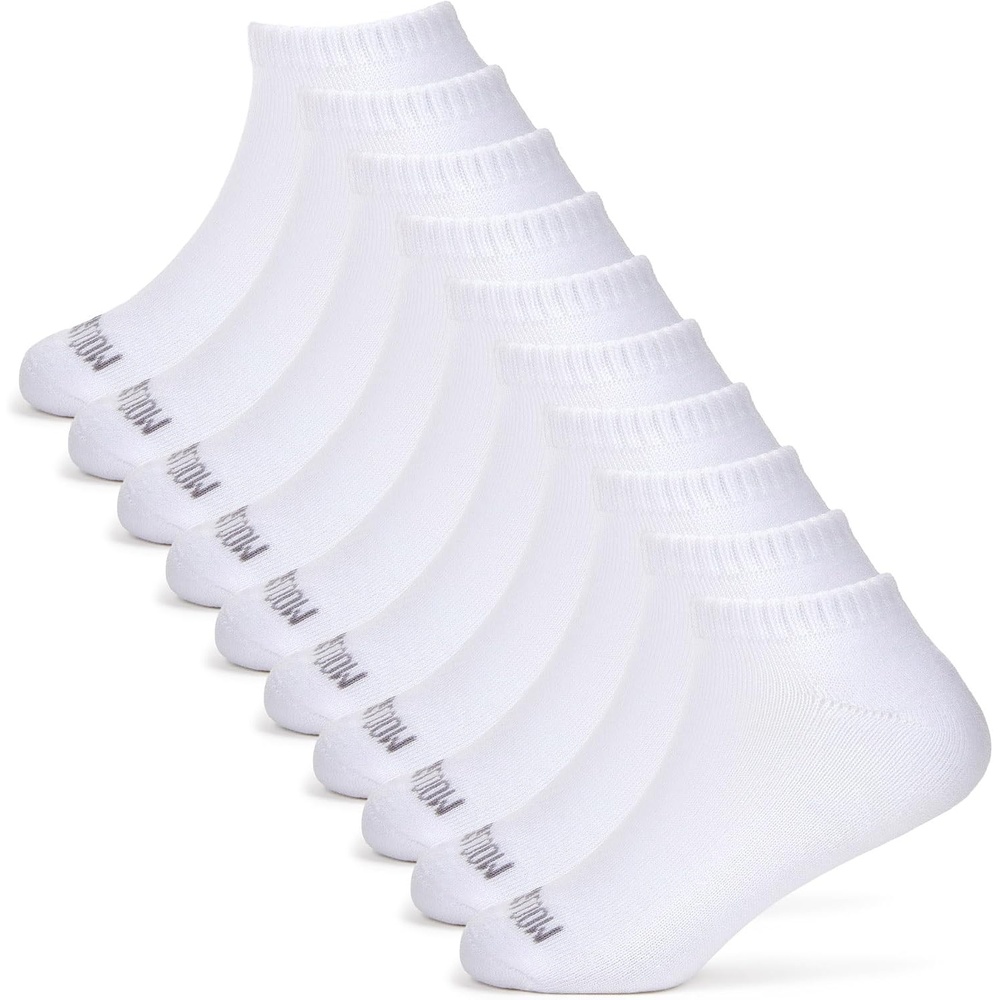 image:imageFruit of the Loom Girls Everyday Essential Soft Cushion SocksNo Show 10 Pack White