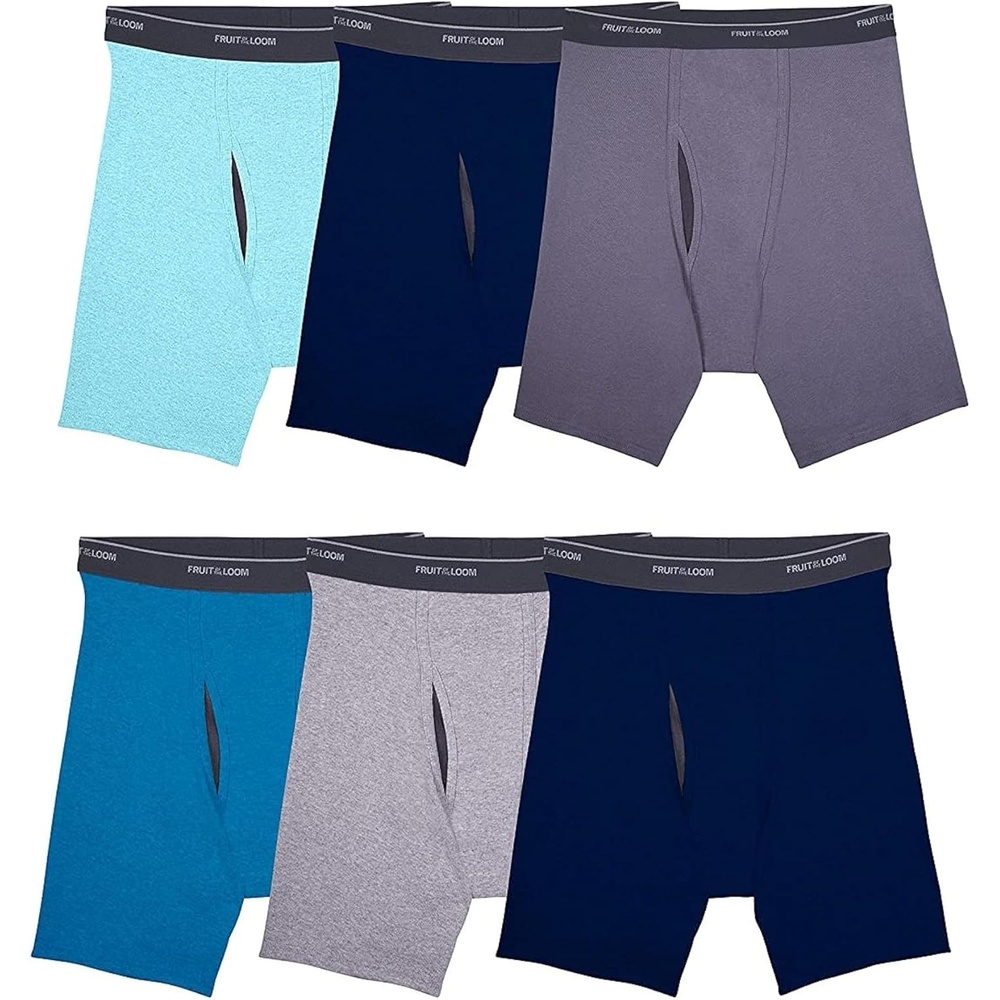 image:imageFruit of the Loom Mens Coolzone Boxer Briefs Moisture Wicking amp Breathable6 Pack Assorted Colors