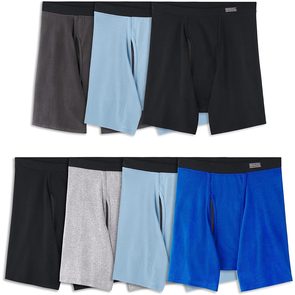 image:imageFruit of the Loom Mens Coolzone Boxer Briefs Moisture Wicking amp Breathable7 Pack Covered Waistband