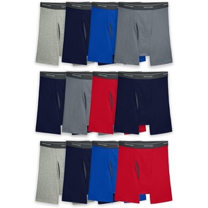 Fruit of the Loom Men’s Coolzone Boxer Briefs, Moisture Wicking & Breathable(12 Pack – Assorted Colors)