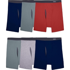Fruit of the Loom Men’s Coolzone Boxer Briefs, Moisture Wicking & Breathable(6 Pack – Covered Waistband)