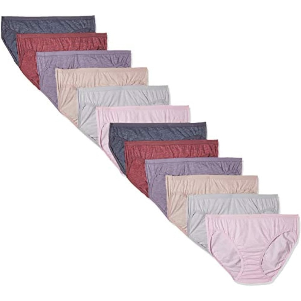 image:imageFruit of the Loom Womens Beyondsoft Underwear Super Soft Designed with Comfort in Mind Available in Plus SizeBikini  Cotton Blend  12 Pack  Colors May Vary
