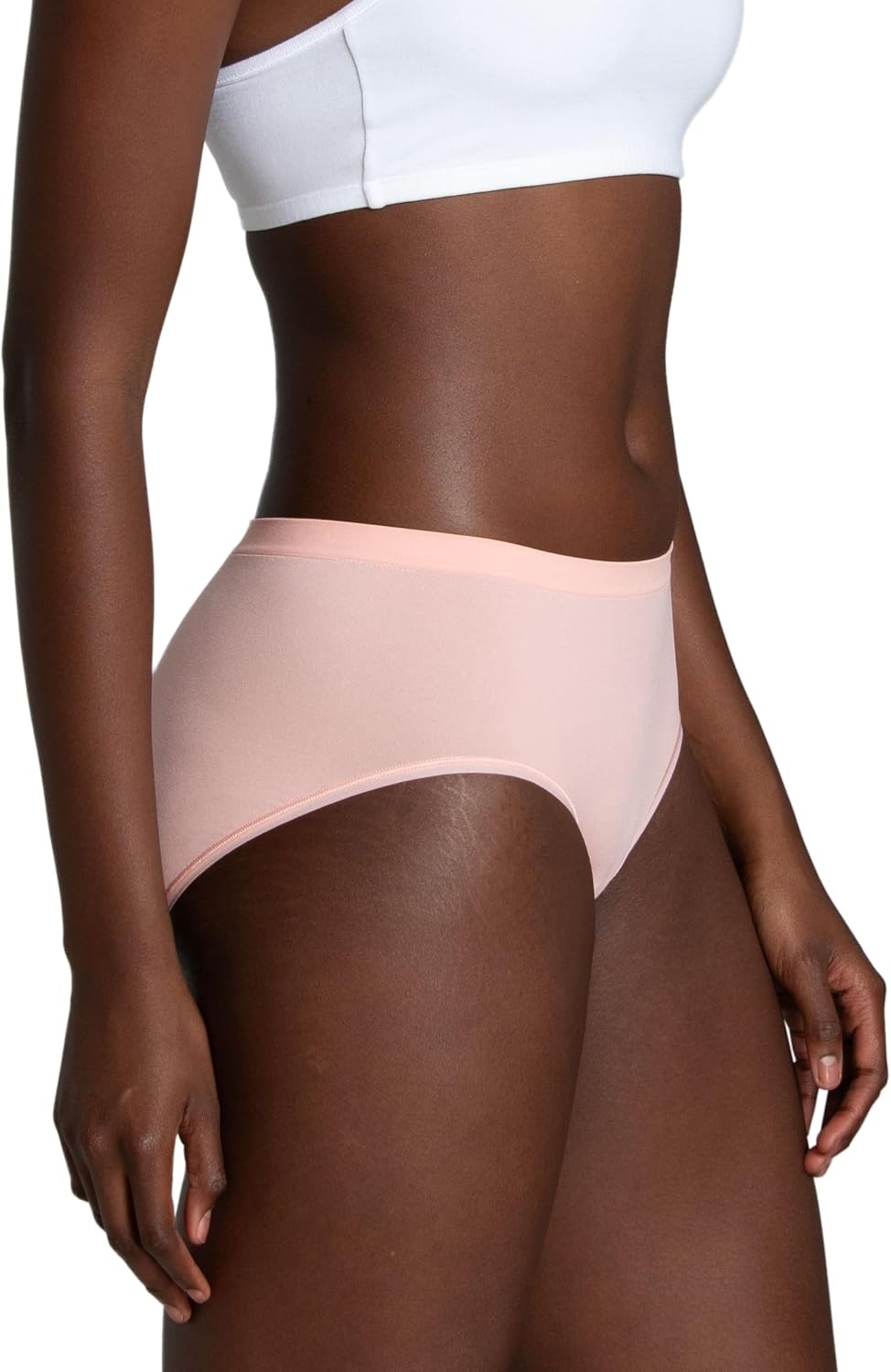 image:imageFruit of the Loom Womens No Show Seamless Underwear Amazing Stretch amp No Panty Lines Smooth Under ClothesBrief 6 Pack Colors May Vary