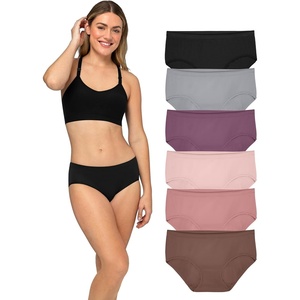 Fruit of the Loom Women’s No Show Seamless Underwear, Amazing Stretch & No Panty Lines, Smooth Under Clothes(Hipster – 6 Pack – Colors May Vary)