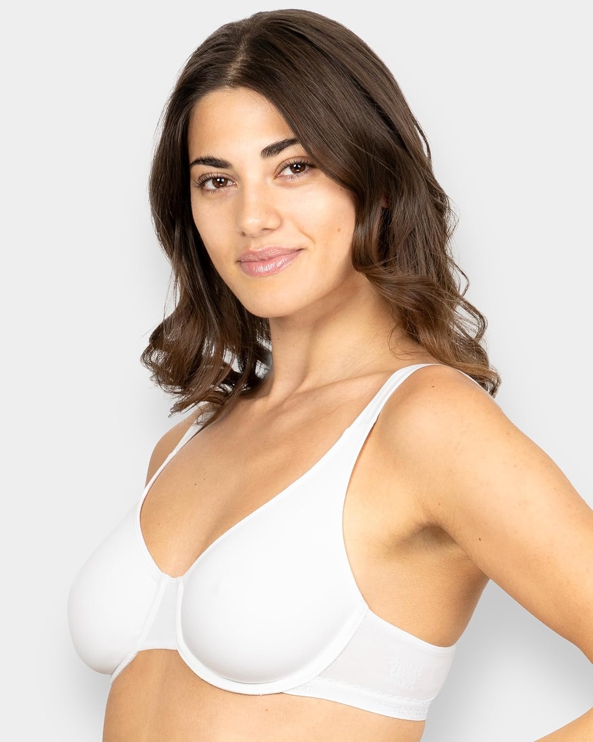 image:imageFruit of the Loom Womens Cotton Stretch Unlined Underwire Bra MultipackBlack HueWhite 86ck