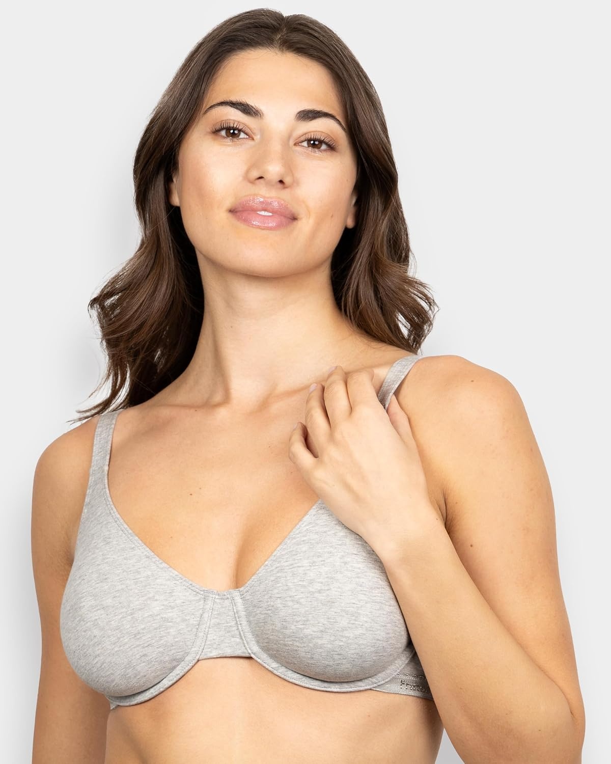 image:imageFruit of the Loom Womens Cotton Stretch Unlined Underwire Bra MultipackDesert DuskGreyLilac Whisper