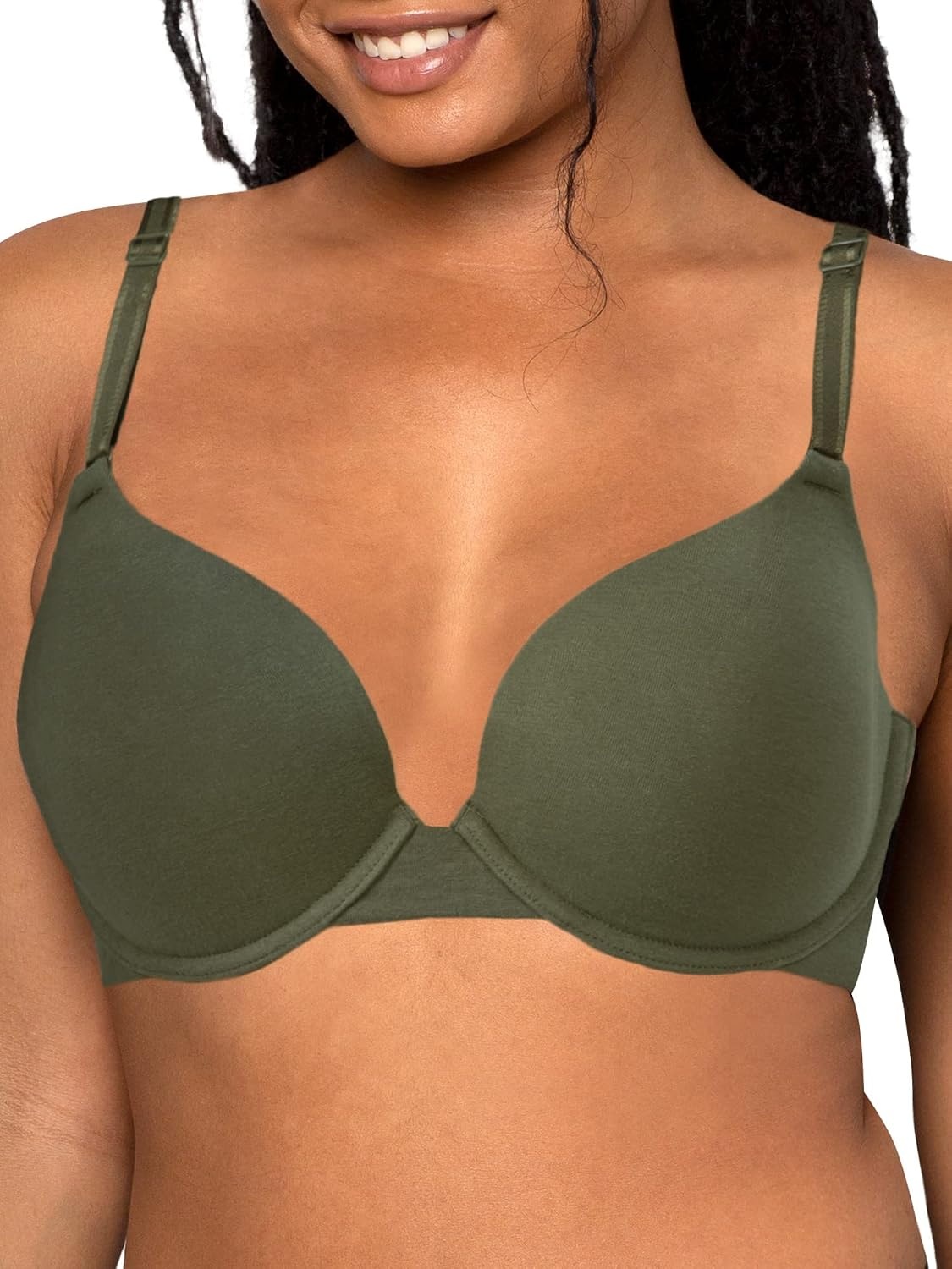 image:imageFruit of the Loom Womens Cotton TShirt Bra Underwire MultipackDesert DuskGrey HeatherOlive