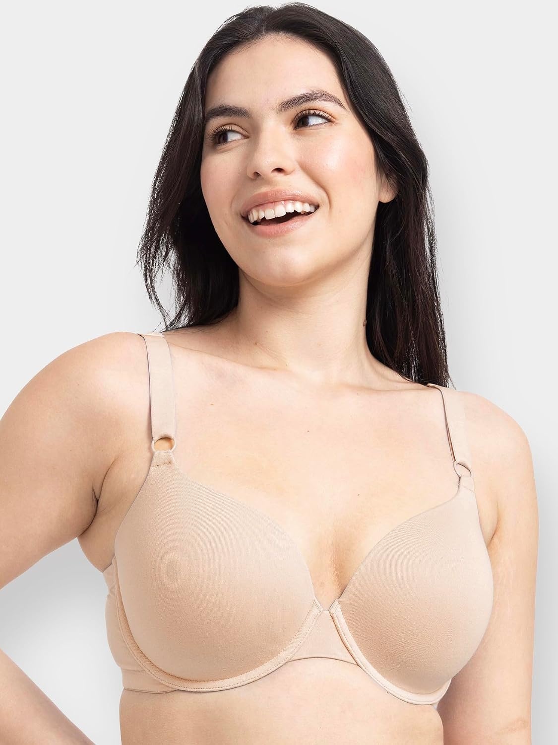 image:imageFruit of the Loom Womens Cotton TShirt Bra Underwire MultipackSand Black Hue