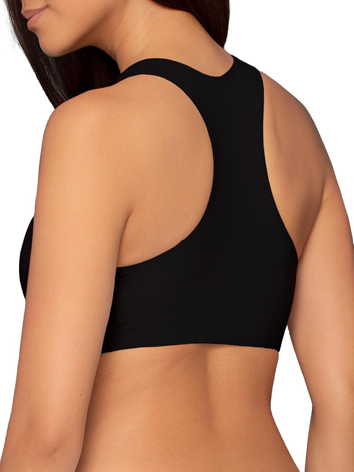 image:imageFruit of the Loom Womens Wireless Cotton Sports Bra MultipackHeather Grey W BlackWhiteBlackHeather Grey W BlackWhiteBlack