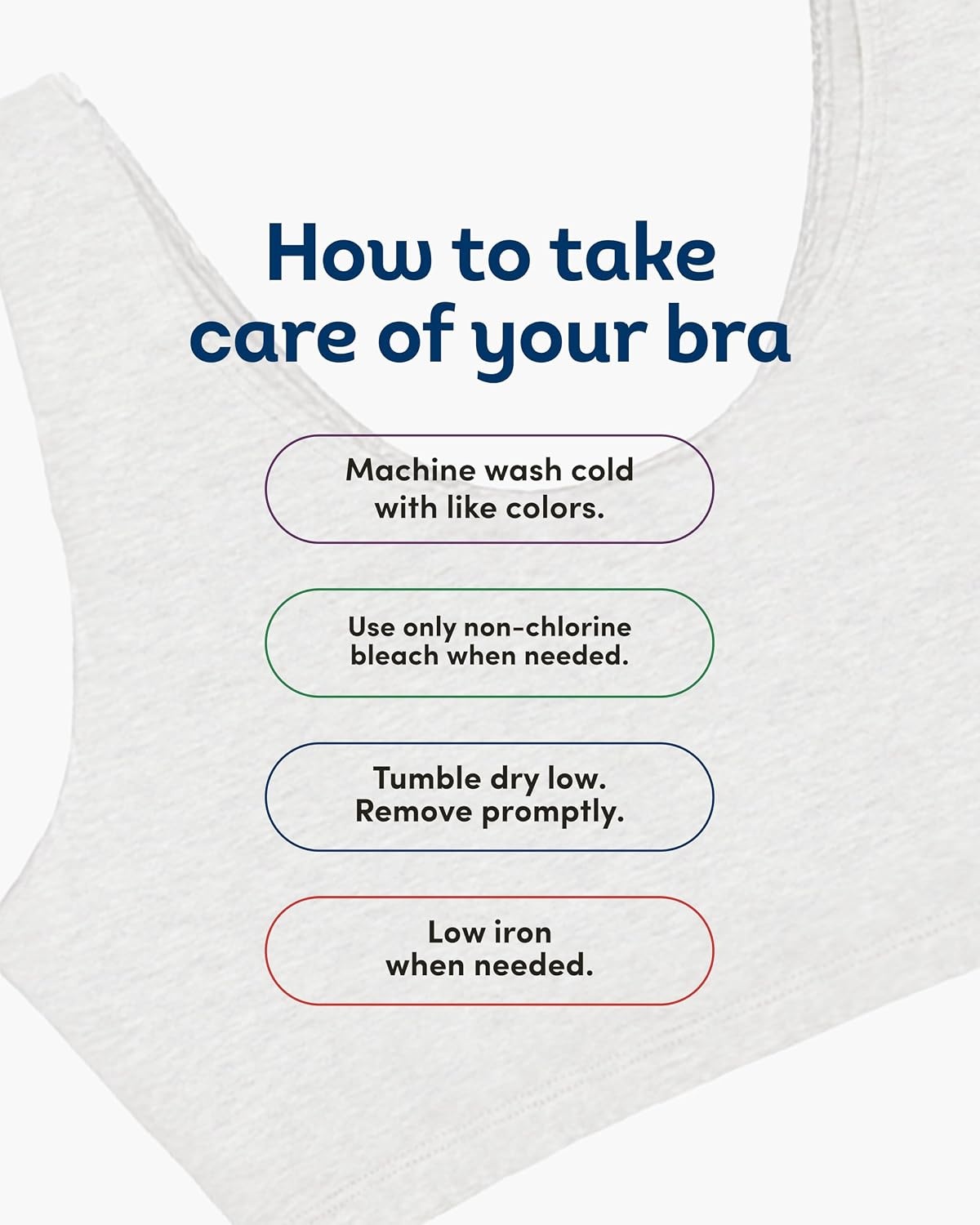 image:imageFruit of the Loom Womens Wireless Cotton Sports Bra MultipackHeather GreyWhtWhtBlue Hthr