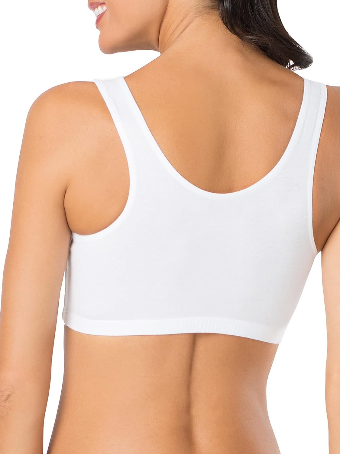image:imageFruit of the Loom Womens Wireless Cotton Sports Bra MultipackMint ChipWhiteGrey Heather