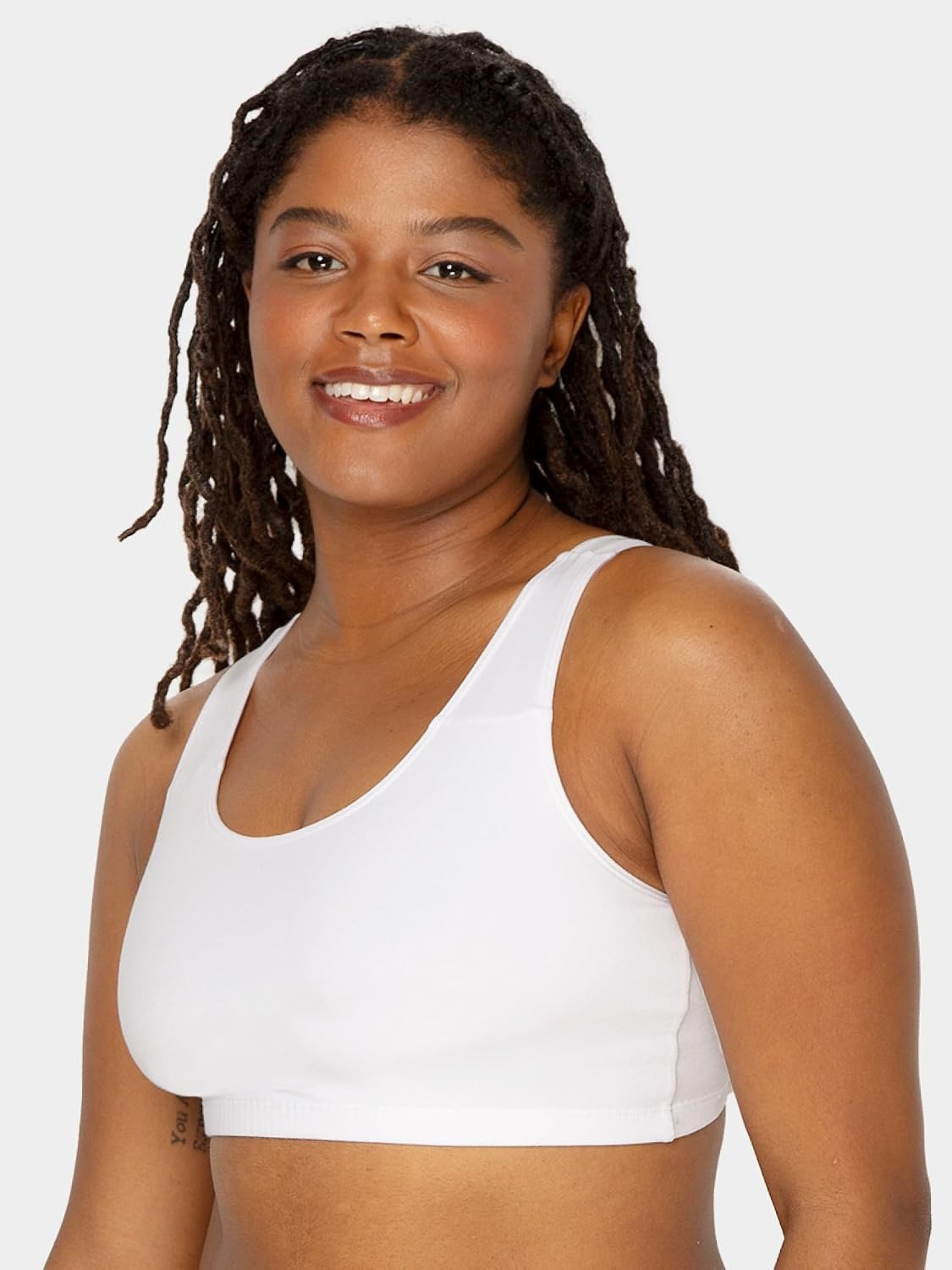 image:imageFruit of the Loom Womens Wireless Cotton Sports Bra MultipackWhiteWhite