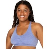 Heather Grey/White/Blue Gem