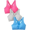 Wave Blue/Heather Grey/Passion Fruit