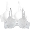 Heather Grey/White