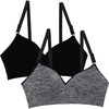 Black Hue/Charcoal Heather 2-pack