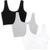 Black/White/Grey Heather