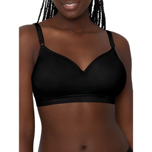 Fruit of the Loom Women’s Fruit of the Loom Womens Wireless Push-up Bra(Black Hue)