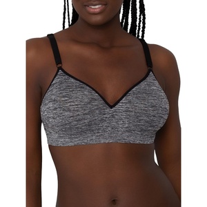 Fruit of the Loom Women’s Fruit of the Loom Womens Wireless Push-up Bra(Charcoal Heather)