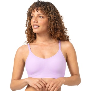 Fruit of the Loom Women’s Seamless Wireless Bra, Padded Bralettes(Lilac Whisper)